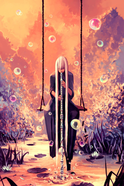zedrin-stormshock:  nunsnroses:  nijuukoo:  Art by Cyril Rolando  I feel like this really expresses each instrument.  Hey no joke this guy has some of the best tutorials on various aspects of art (including color!) Check him out, seriously. 