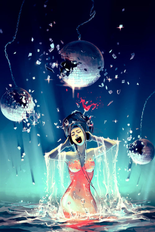 dumbasticart: zedrin-stormshock: nunsnroses: nijuukoo: Art by Cyril Rolando I feel like this really 