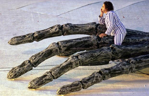 fuckyeahbooks:    Aida on the floating ‘book’ stage on Lake Constance in Bregenz, Austria. This festival has become renowned for its unconventional staging of shows. Verdi’ s opera “A Masked Ball” in 1999 featured a giant book being read by