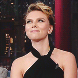 scarjoboobs-blog:  Scarlett Johansson - ‘Late Show with David Letterman’ (x).