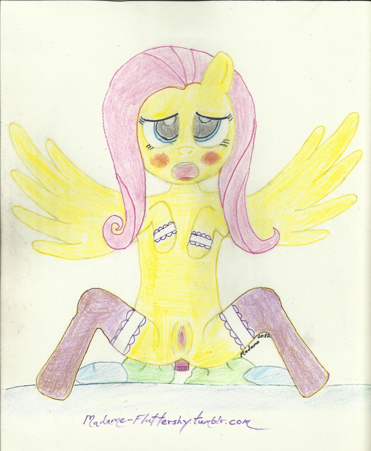 madame-fluttershy:  my 2nd attempt at NSFW, came out reall well and I learned quite