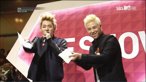 blockfckingbuster:  SBS MTV THE SHOW MC 2 : Zico&P.O