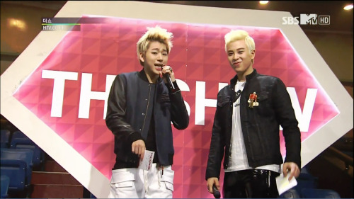 blockfckingbuster:  SBS MTV THE SHOW MC 2 : Zico&P.O