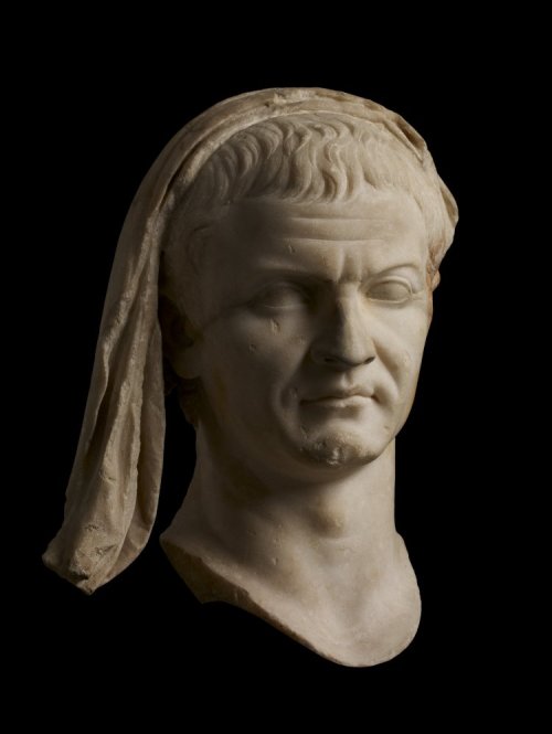 ancientpeoples: Marble portrait head of Marcus Agrippa Roman Found at Capri, Italy c.20-40 BC the he