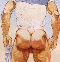 bannock-hou:  Muscle Ass by Harry Bush. 