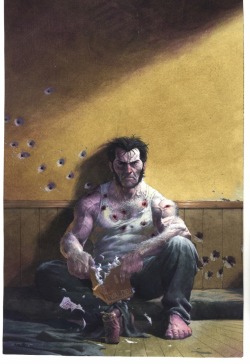 Marquis-Hotdogg:   Wolverine By Esad Ribic  I Was Reading That, Bub! 