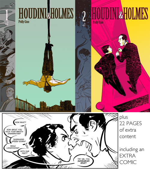 pollyguo: BUY HOUDINI &amp; HOLMES HERE Houdini is accused of murder and seeks out Sherlock Holm