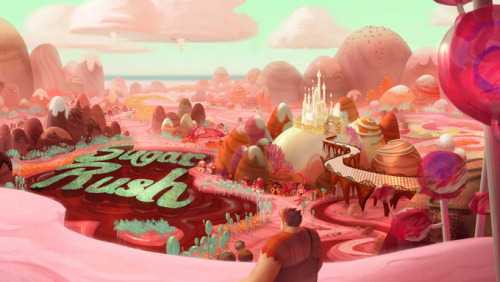 theomeganerd:Wreck-It Ralph Concept Artwork by Walt Disney Animation Studios
