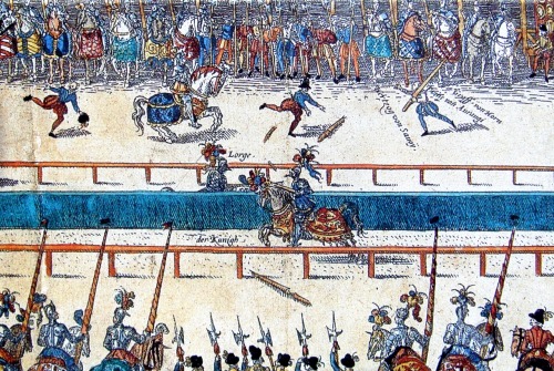photoencounters:Fatal jousting tournament between Henri II and Gabriel Montgomery, Lord of Lorges, a