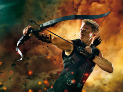 stripandselltheparts: son-just-dont:  Hawkeye isn’t badass enough because he uses a bow and arrows?  He basically took out the SHIELD Helicarrier with just two. He blew Loki off his Chitauri bitch-ride with only one. He shoots at moving targets without