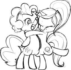 pinkieinprivates:  Result of todays free doodle sketch livestream Name of requesters are in the image captions The one pony I’m missing the name of tho, please send a note if you want me to update it  cutie cutie cute cute