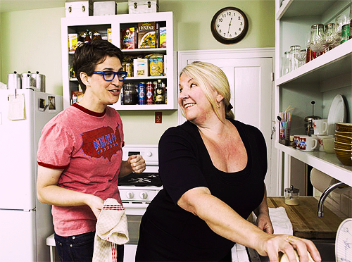 therachelmaddowblog:  → Rachel Maddow and her partner of 12 years, Susan Mikula,
