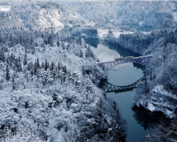 vvolare:  Four seasons of Tadami River by