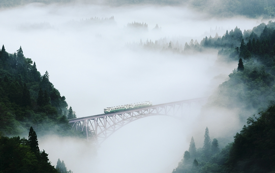 vvolare:  Four seasons of Tadami River by Hideyuki Katagiri