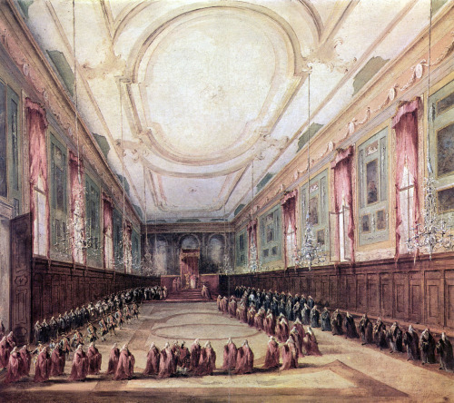 Porn photo speciesbarocus:  Francesco Guardi - Pope