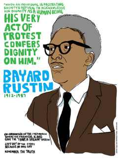 secrethistoriesproject:  12. Bayard Rustin