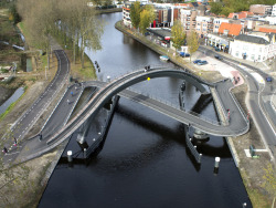 Estimfalos:  The Melkwegbridge Is Located In Purmerend, The Netherlands. The Bridge