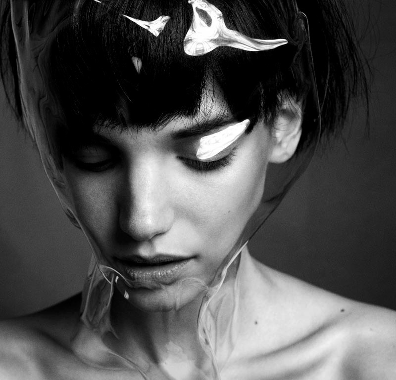 nothingpersonaluk:  Jessica Pitti Dons Fetish Style for Nero Homme’s Winter 2012