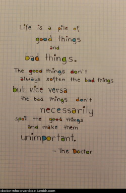 doctor-who-overdose:  One of my favourite quotes- written out simplyClick for the best DoctorWho tumblr ever. 