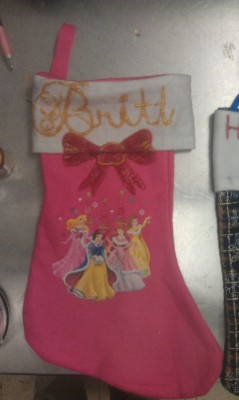 My stocking that I decorated at work :)