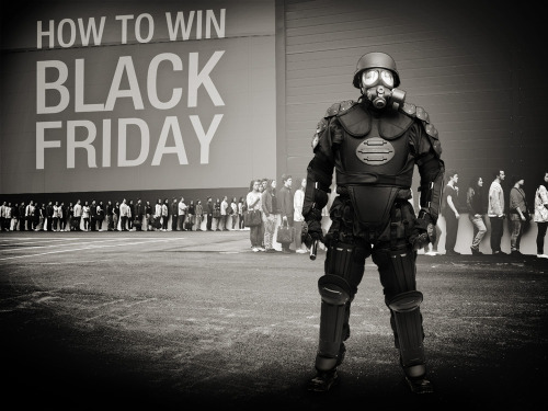 For all Doomsday Preppers and Apocalypse nutjobs, “I kinda count as both”, Black Friday is the best sort of training for dealing with brain dead zombies. The only other comparable thing to it would be midnight game releases and a rock concert