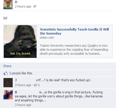 literallyunbelievable:let the gorilla worry about gorilla things