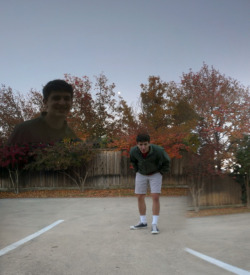 mydogsnokes:  mydogsnokes:  my friend tried to take a panoramic photo of me and this is how it turned out i can’t stop laughing  this photo is more important than ur entire life  how many &ldquo;grim reminder&rdquo; comments has this collected, I wonder