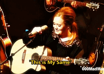 waiting-for-adele:  Adele on My Same to Laura, who is there. At La cigale.