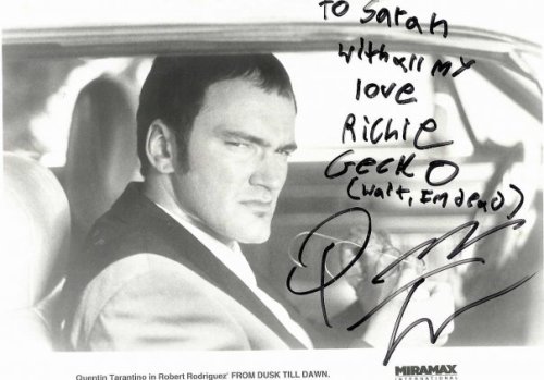 sandyfarquhar: tsunderrorist: jesusdiedforourtins: Tarantino writes back to a young fan. This is pos