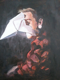 tanner-t:  Beaked Oil on canvas. Self portrait, with a twist… 