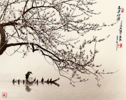 rcruzniemiec:  Photographic Memories Chinese artist Dong Hong-Oai used a style known as pictorialism to create incredible photographs that look like traditional Chinese paintings. Pictorialism in general refers to a style in which the photographer has