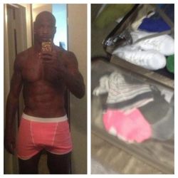 nakedcelebrity:  Chad Ocho Cinco Johnson naked  Hot