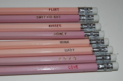 beldamed:  my cute new pencils