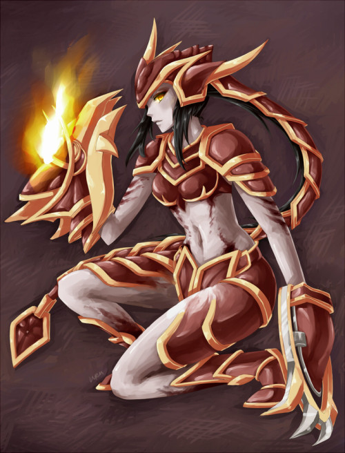 phantomfungus:  LoL - Shyvana by *urusai-baka 