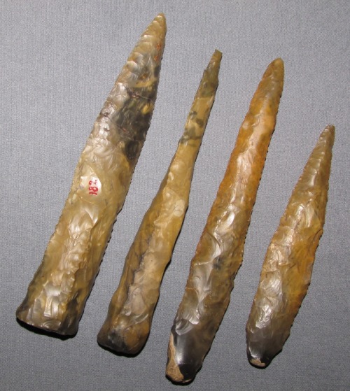 Late Neolithic daggers from Denmark.