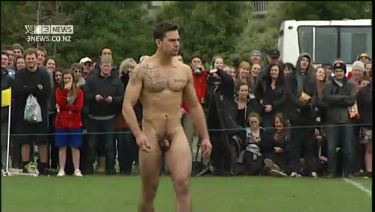 bannock-hou:  New Zealand, Nude Blacks rugby team, annual nude rugby match. The New