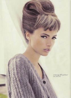 fuckyeahrunwayhair:  Mona Johannesson for Elle Sweden August 2010 by Jimmy Backius