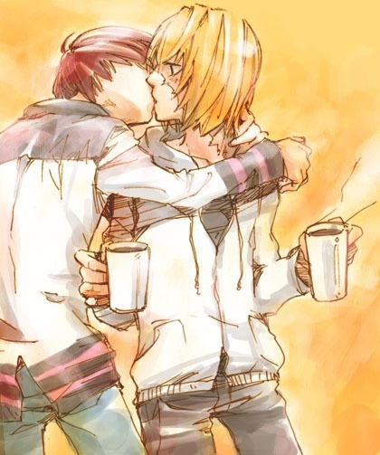 alithehufflepuff:  OTP - Mello x Matt, Death Note If you know any of the artists who made these amazing pieces of work, reblog with their names, thank you 
