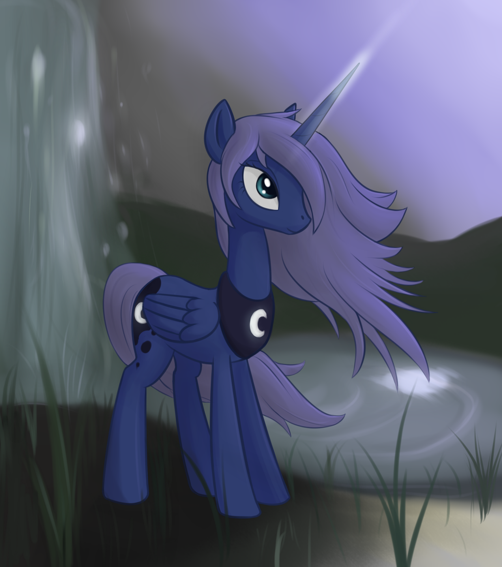 theponyartcollection:  Luna by *Sokolas 