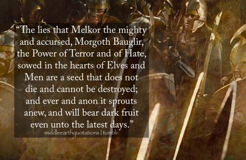  - About Melkor, The Silmarillion, Of the Voyage of Eärendil and the War of Wrath 