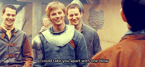 brolinskeep:  hogwarts-facebook:  Favourite Merthur Moments - (1) The bit where