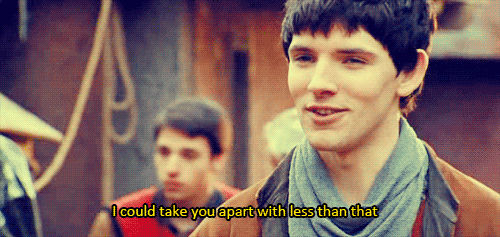 brolinskeep:  hogwarts-facebook:  Favourite Merthur Moments - (1) The bit where