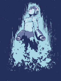 creativeoutpouring:  “Megaman Solid” available in my redbubble shop here: http://www.redbubble.com/people/jktees/works/9651711-mega-man-solid 