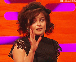 thatfunnyblog:  Helena Bonham Carter using her wand to frighten her son’s friends