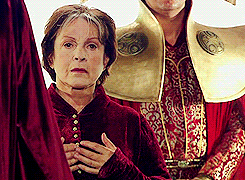  “I like leaving it open, because then you can imagine what you want. I think the fans will say it’s Romana. Or even the Rani. Some might say that it’s Susan’s mother, I suppose. But of course it’s meant to be the Doctor’s mother”.  - Russell