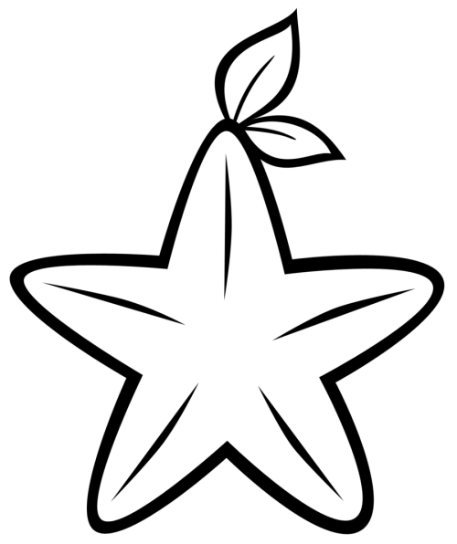 remoteangel:  Paopu Fruit line art by *Akili-Amethyst 
