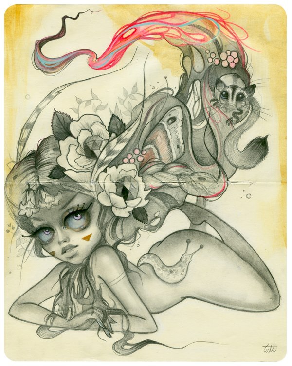 spokeart:  Here’s a look at a new piece by artist Tatiana Suarez, part of our upcoming