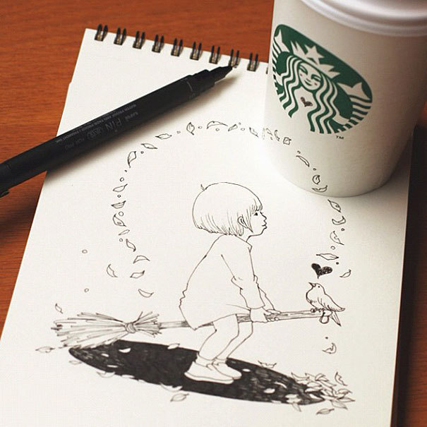 Cute starbucks drawings tumblr