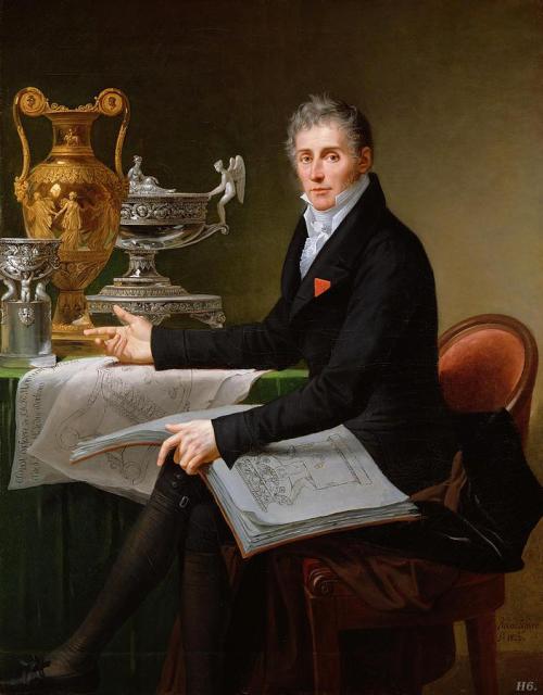 hadrian6:  Portrait of Jean Baptiste Claude Odiot. 1822. French silversmith.                             Robert Lefevre. 1755-1830. 