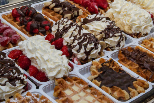 Waffles in Belgium  (via Kevin Magne)